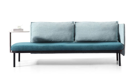 Ergonomic Iron Lobby Seating Furniture Design Sofa 0.25cbm
