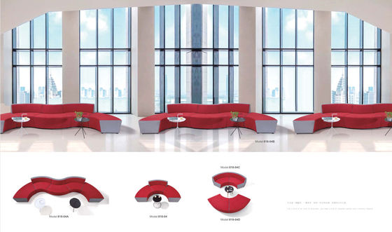 Ergonomic Aluminum Co Working Shared Workspace Furniture For Public Area