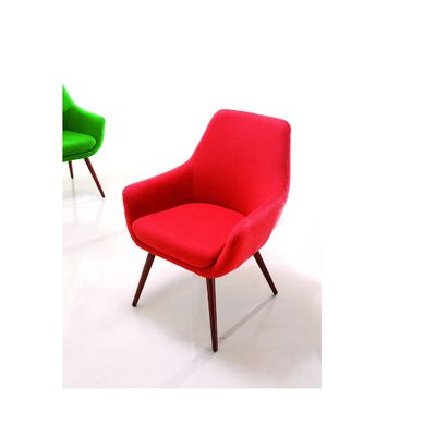 Modern Collaborative Leisure Velvet Armchair Upholstered Fabric