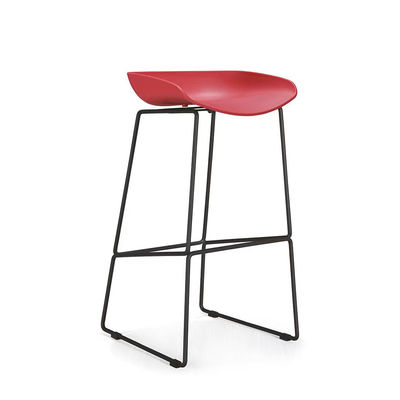 Fixed Bistro Bar Table And Chairs Backless Counter Stools OEM