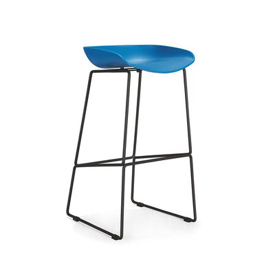 Fixed Bistro Bar Table And Chairs Backless Counter Stools OEM