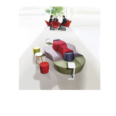 Custom Shared Workspace Furniture Collaborative Lounge Seating bench